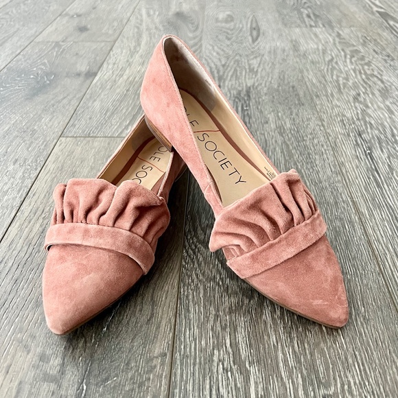 Sole Society Shoes - Sole Society Kamber Ruffle Pointy Toe Flat